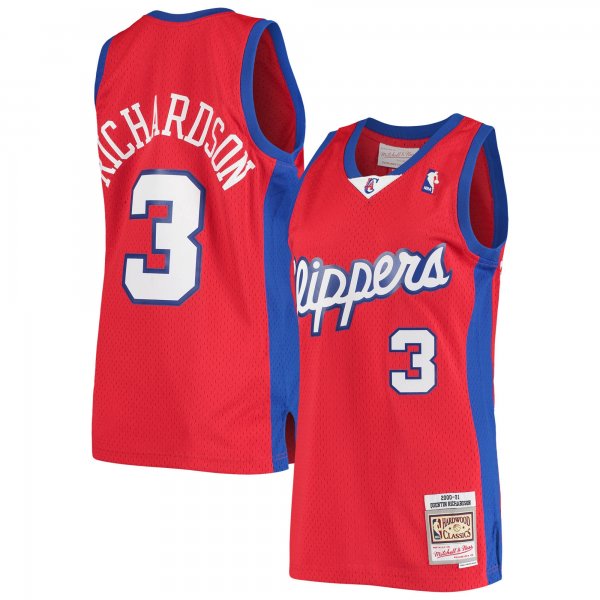 Men's LA Clippers Quentin Richardson Mitchell & Ness Red 2000/01 Hardwood Classics Swingman Jersey