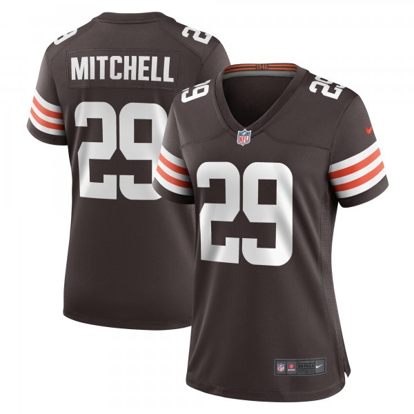 Women's Cleveland Browns Cameron Mitchell Nike  Brown Team Game Jersey