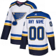 Men's Adidas Blues Personalized White Road NHL Jersey