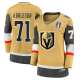 Women's Vegas Golden Knights #71 William Karlsson Gold 2023 Stanley Cup Final Home Breakaway Player Jersey