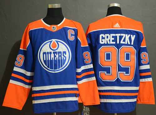 Adidas Edmonton Oilers #99 Wayne Gretzky Royal Alternate Stitched NHL Jersey