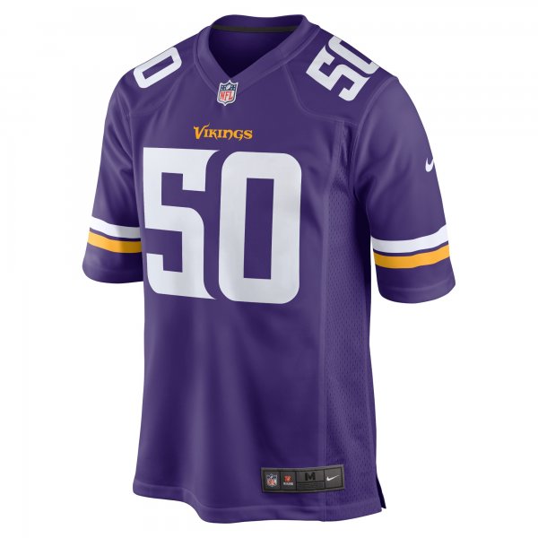 Men's Minnesota Vikings TJ Smith Nike Purple Home Game Player Jersey