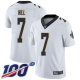 New Orleans Saints #7 Taysom Hill White Men's Stitched NFL 100th Season Vapor Limited Jersey