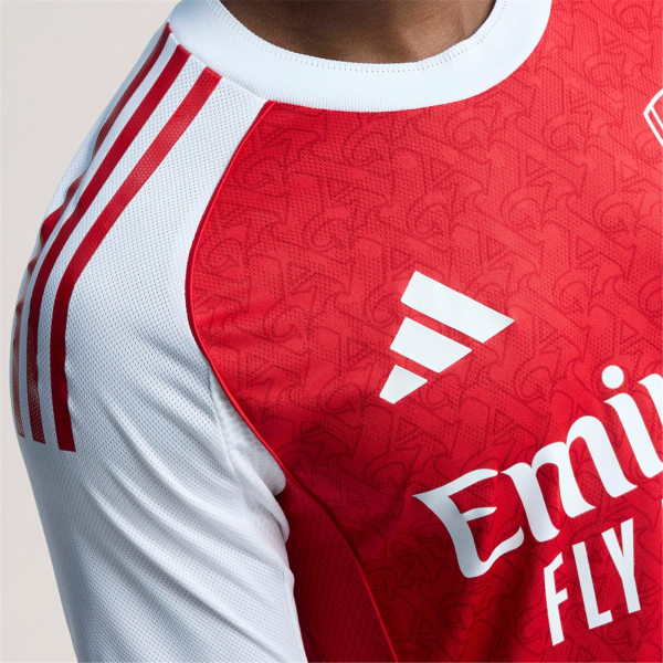 adidas David Raya Arsenal FC Home Jersey 25/26 w/ EPL Patch (Better Scarlet/White)