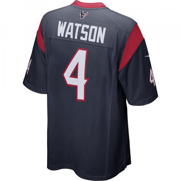 Men's Houston Texans Deshaun Watson Nike Navy Game Jersey