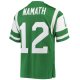 Men's New York Jets 1968 Joe Namath Mitchell & Ness Green Throwback Retired Player Jersey