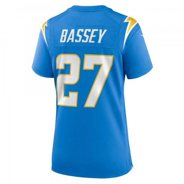 Women's Los Angeles Chargers Essang Bassey Nike  Powder Blue  Game Jersey