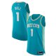 Men's Charlotte Hornets #1 LaMelo Ball Jordan Brand Teal 2023/24 City Edition Jersey