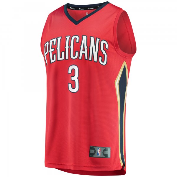 Youth New Orleans Pelicans C.J. McCollum Fanatics Red Fast Break Player Jersey - Statement Edition