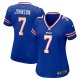 Women's Buffalo Bills Taron Johnson Nike Royal Game Player Jersey