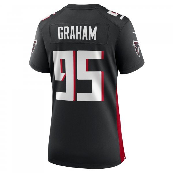 Women's Atlanta Falcons Ta'Quon Graham Nike Black Game Jersey