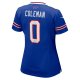 Women's Buffalo Bills Keon Coleman Nike  Royal Game Jersey