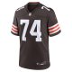 Men's Cleveland Browns Hakeem Adeniji Nike  Brown  Game Jersey