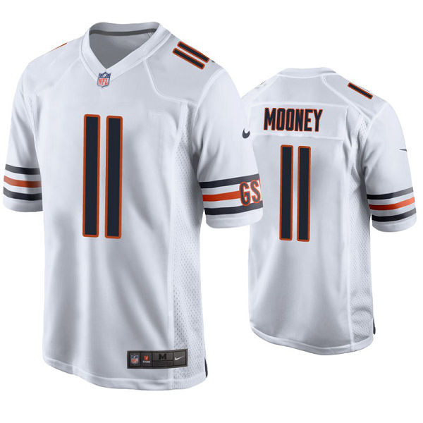 Chicago Bears #11 Darnell Mooney White Game Jersey