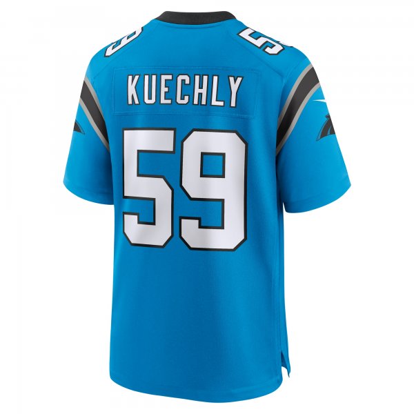 Men's Carolina Panthers Luke Kuechly Nike Blue Retired Player Game Jersey