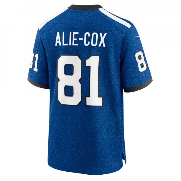 Men's Indianapolis Colts Mo Alie Cox Nike Royal Indiana Nights Alternate Game Jersey