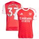 Riccardo Calafiori Arsenal adidas 2025/26 Home Replica Player Jersey - Red