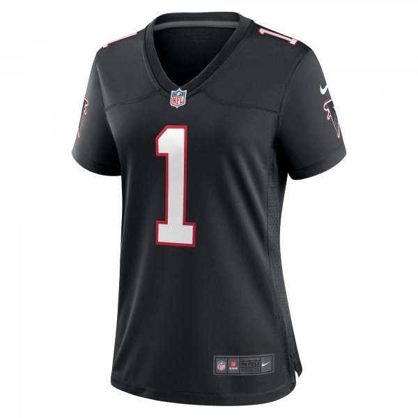 Women's Atlanta Falcons Dirty Birds Nike Black Throwback Game Jersey