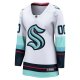 Women's Seattle Kraken Fanatics White Away Breakaway Custom Jersey