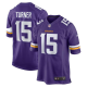 Men's Minnesota Vikings #15 Dallas Turner Nike Purple 2024 NFL Draft First Round Pick Player Limited Jersey