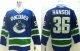 Vancouver Canucks #36 Jannik Hansen Blue Stitched NHL Jersey