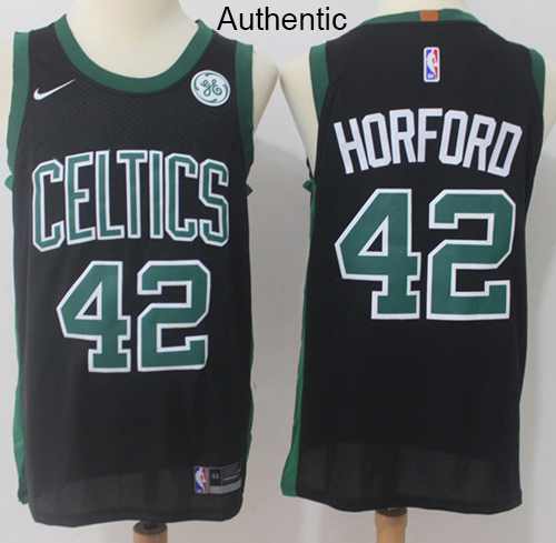 Men's Boston Celtics #42 Al Horford Black Statement Edition NBA Jersey