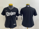 Women's Nike Los Angeles Dodgers Blank Black Stitched Cool Base MLB Jersey