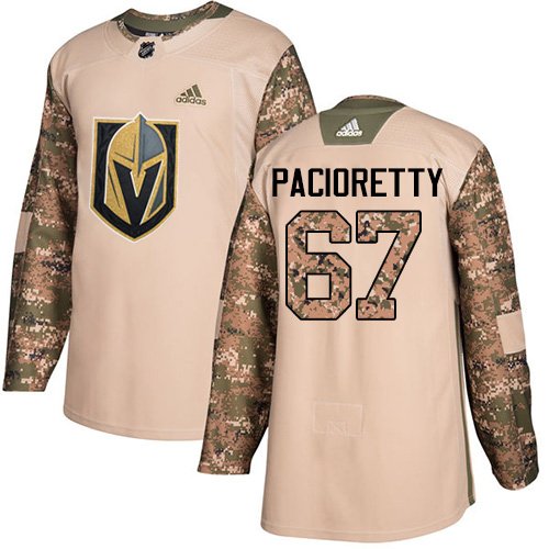 Adidas Vegas Golden Knights #67 Max Pacioretty Camo 2017 Veterans Day Stitched NHL Jersey