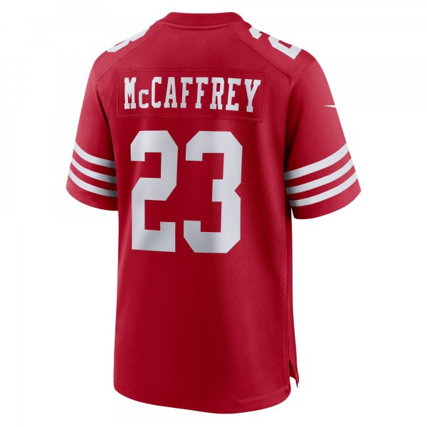 Men's San Francisco 49ers Christian McCaffrey Nike Scarlet Game Player Jersey