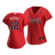 Women's Atlanta Braves #12 Sean Murphy Cool Base Nike White Jersey