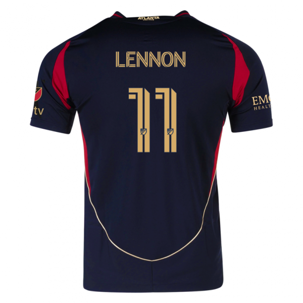 adidas Brooks Lennon Atlanta United Home Jersey w/ MLS Patches 25/26 (Red/Black)
