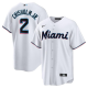 Men's Miami Marlins #2 Jazz Chisholm Jr. Nike White Home Player MLB Jersey