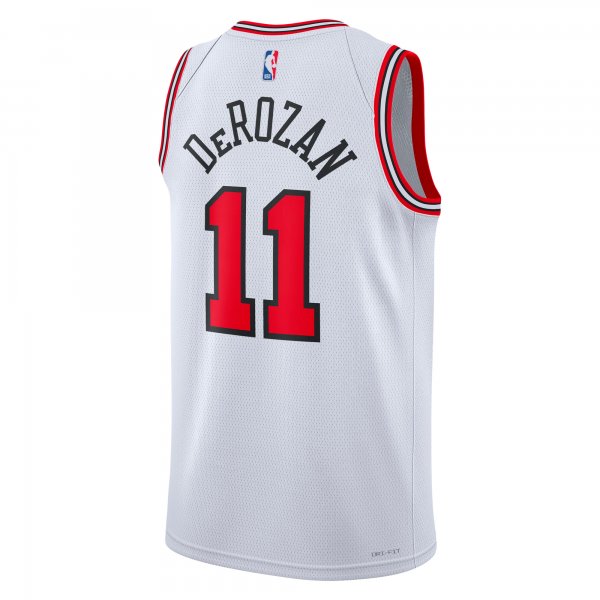 Unisex Chicago Bulls DeMar DeRozan Nike White 2022/23 Swingman Player Jersey - Association Edition