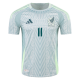 adidas Mens Mexico Santiago Giménez Away Jersey 24/25 (Linen Green)