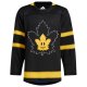 Men's adidas Black Toronto Maple Leafs x drew house Alternate Custom Jersey