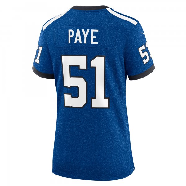 Women's Indianapolis Colts Kwity Paye Nike Royal Indiana Nights Alternate Game Jersey