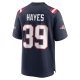 Men's New England Patriots Tae Hayes Nike Navy Home Game Player Jersey