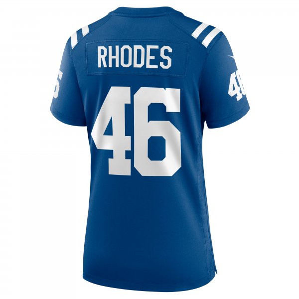 Women's Indianapolis Colts Luke Rhodes Nike Royal Game Jersey