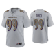 Men's Baltimore Ravens Jayson Oweh Gray Atmosphere Fashion Game Jersey