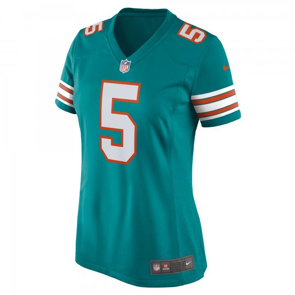 Women's Miami Dolphins Jalen Ramsey Nike Aqua Alternate Game Jersey