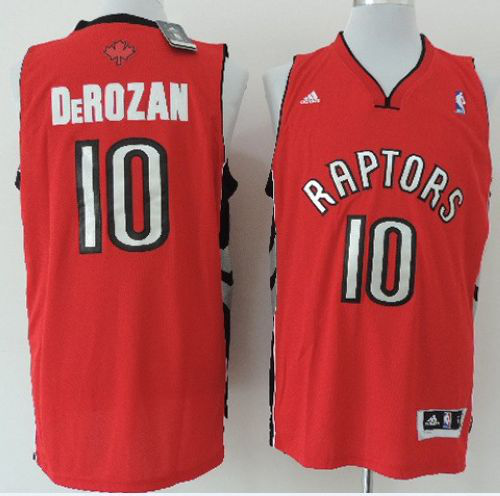 Men's Revolution 30 Toronto Raptors #10 DeMar DeRozan Red Stitched NBA Jersey