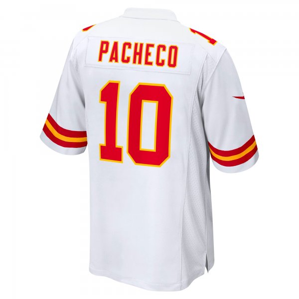 Men's Kansas City Chiefs Isiah Pacheco Nike White Away Game Player Jersey