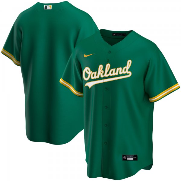 Youth Oakland Athletics Nike Kelly Green Alternate Replica Team Jersey