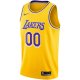 Men's Los Angeles Lakers Nike Gold 2020/21 Swingman Custom Jersey - Icon Edition