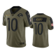 Los Angeles Rams Cooper Kupp Olive 2021 Salute To Service Limited Men's NFL Jersey