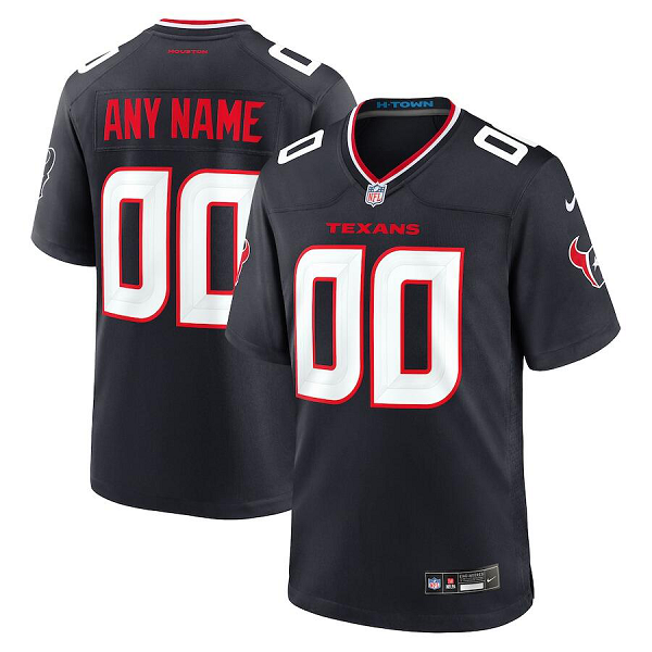 Men's Houston Texans Nike Home Custom Limited Jersey