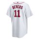 Men's Boston Red Sox Rafael Devers Nike White 2021 Patriots' Day Official Replica Player Jersey