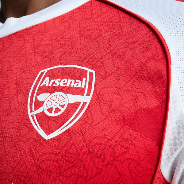 adidas Jurrien Timber Arsenal FC Home Jersey 25/26 w/ EPL Patch (Better Scarlet/White