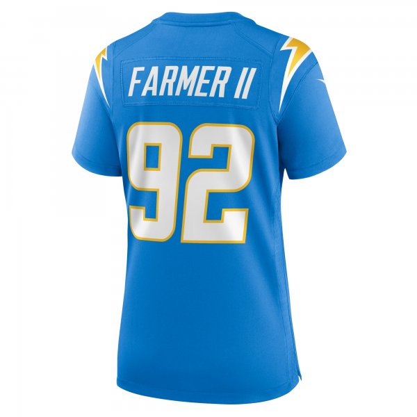 Women's Los Angeles Chargers Andrew Farmer Nike  Powder Blue Team Game Jersey