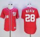 Washington Nationals #28 Jayson Werth Red Flexbase Collection Stitched MLB Jersey